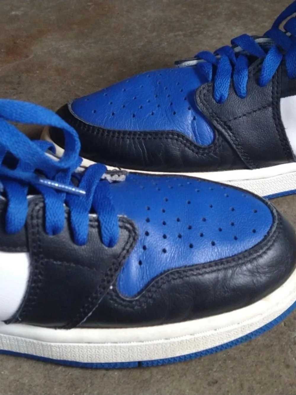 Nike Air Jordan 1 High - Royal Blue/Black/White Men 10
